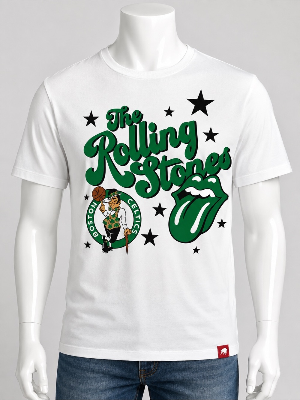 Boston Celtics x Rolling Stones Graphic Tee Men’s 3XL NWT